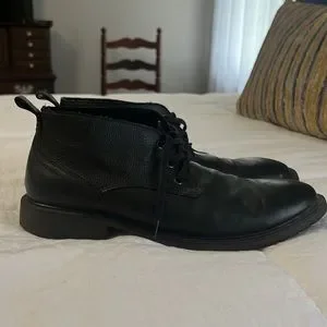 Bass | Shoes | Very Cool Black Leather Beatle Style Boots Us  display picture 2